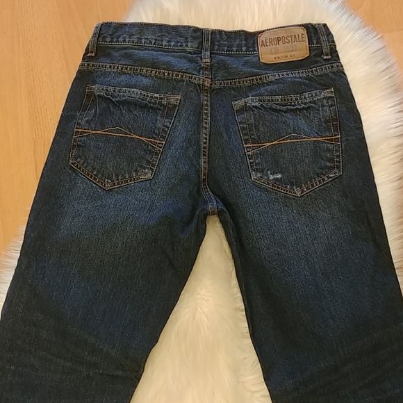 Aeropostale Men Distressed Essex Straight Leg Jean - Picture 10 of 10